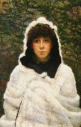 Atkinson Grimshaw Snowbound Sweden oil painting artist